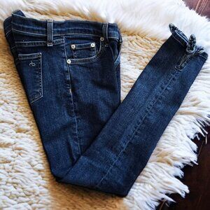 RAG & BONE ( 26 ) Ankle Bow Straight Leg Denim Skinny Jeans
